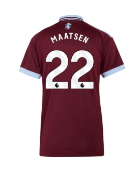 Aston Villa Ian Maatsen #22 Maglia Gara Casa Repliche 2026-27 Donna Maniche Corte Aston Villa Ian Maatsen #22 Maglia Gara Casa Repliche 2026-27 Donna Maniche Corte
